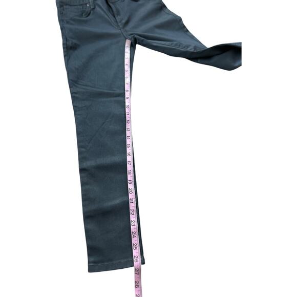 NWOT Joes Jeans Charcoal Black Gray Coated Denim Mid-Rise Skinny Jeans 29 - Picture 4 of 11